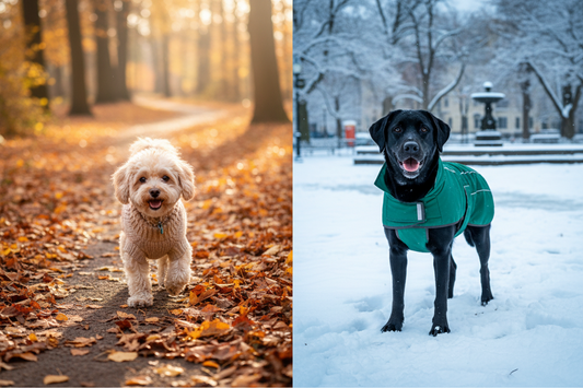 chien en pull pour chien automne et chien en manteau hiver