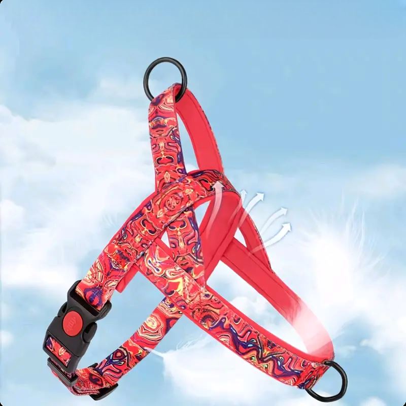 Harnais pour Chien - DogSafeHarness™ - Rouge - Elégance Toutou