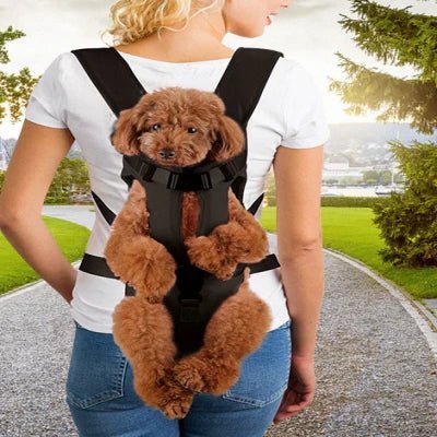 Sac à Dos pour Chien - PetCarrier™ - Noir - Elégance Toutou