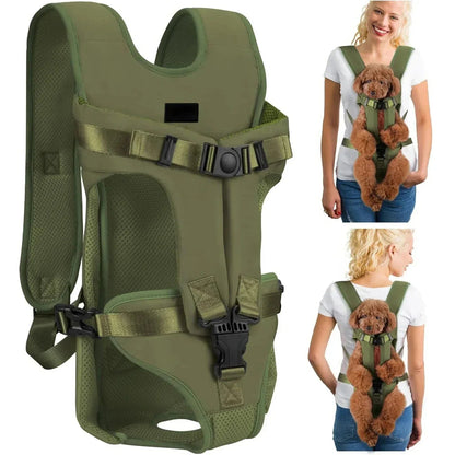Sac à Dos pour Chien - PetCarrier™ - Vert - Elégance Toutou