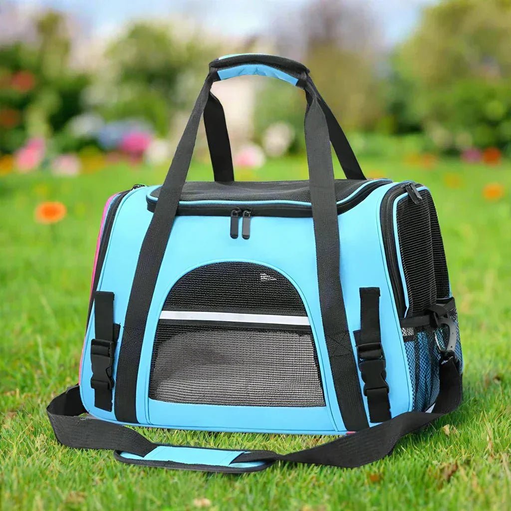 Sac de Transport pour Chien - DogCarrierBag™ - Bleu - Elégance Toutou