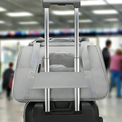 Sac de Transport pour Chien - DogCarrierBag™ - Gris - Elégance Toutou