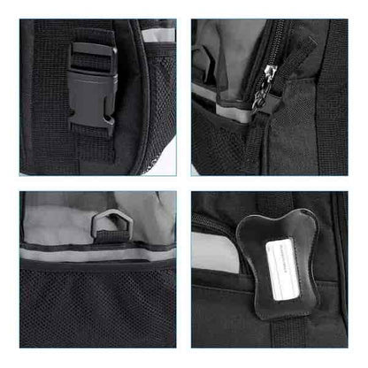 Sac de Transport pour Chien - DogCarrierBag™ - Noir - Elégance Toutou