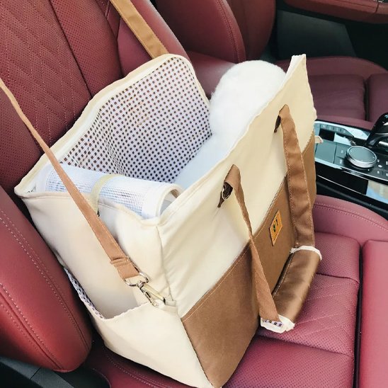 sac pour transporter chien attacher siege voiture chien dedans